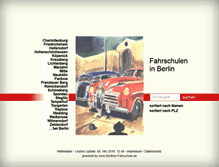 Tablet Screenshot of berliner-fahrschule.de